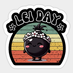 Lei day Sticker